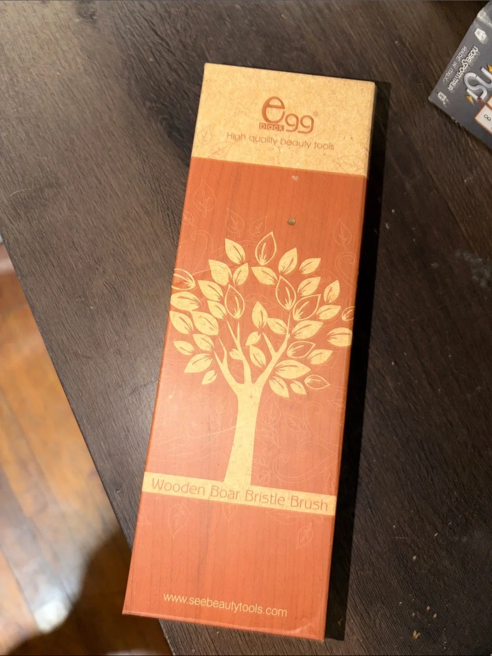 ⚡️❄️Black Egg Wooden Boar Bristle Brush